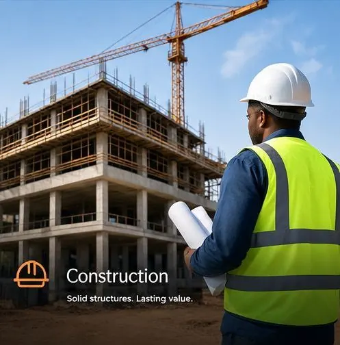 Construction project showcase and quote system